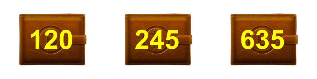 The 3 wallets problem
