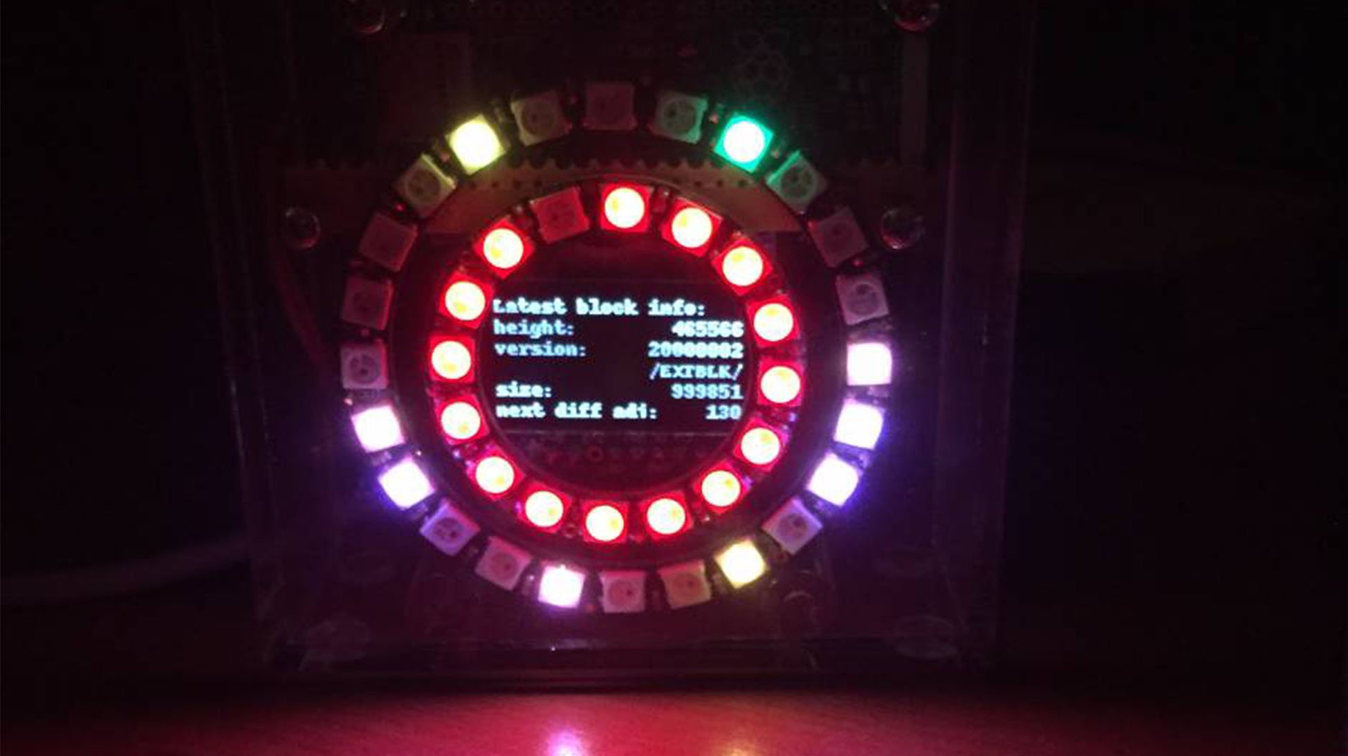 bitcoin block clock