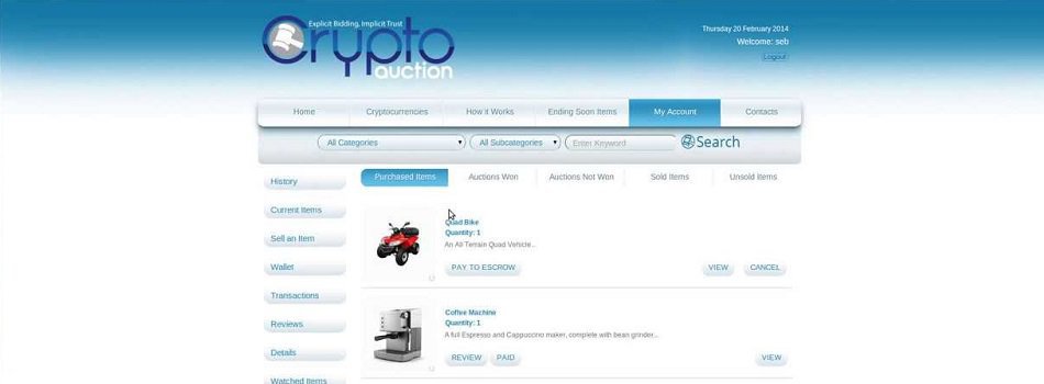Cryptoauction Relaunch – Will it Help Bring Bitcoin Mainstream?