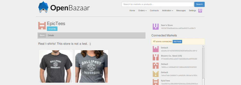 Decentralized Markets Kills E-commerce Stars: OpenBazaar