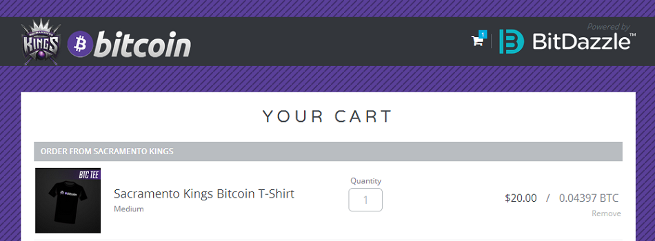 Sacramento Kings and BitDazzle Launch KingsBitcoin.com