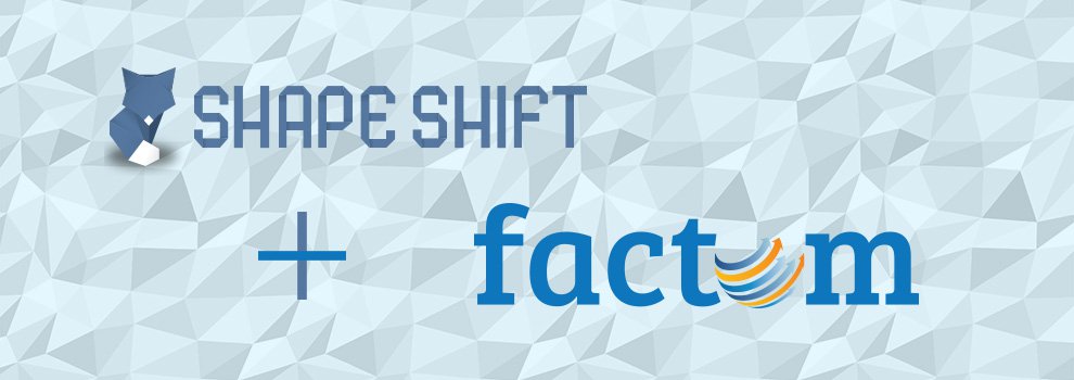 ShapeShift & Factom Partner for Release of Factoids