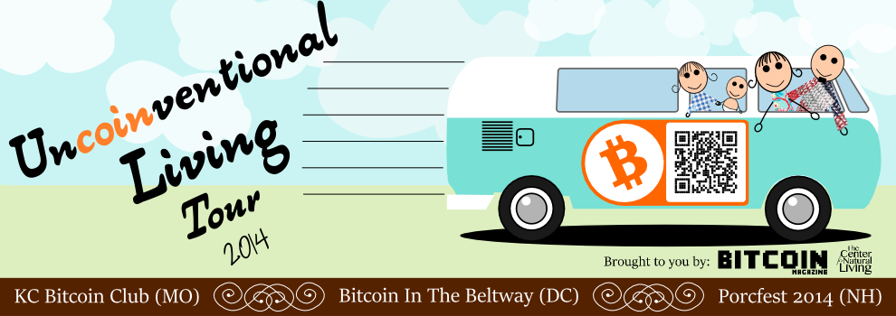 Uncoinventional Living Tour 2014, Bitcoin Road Trip, Live Blog